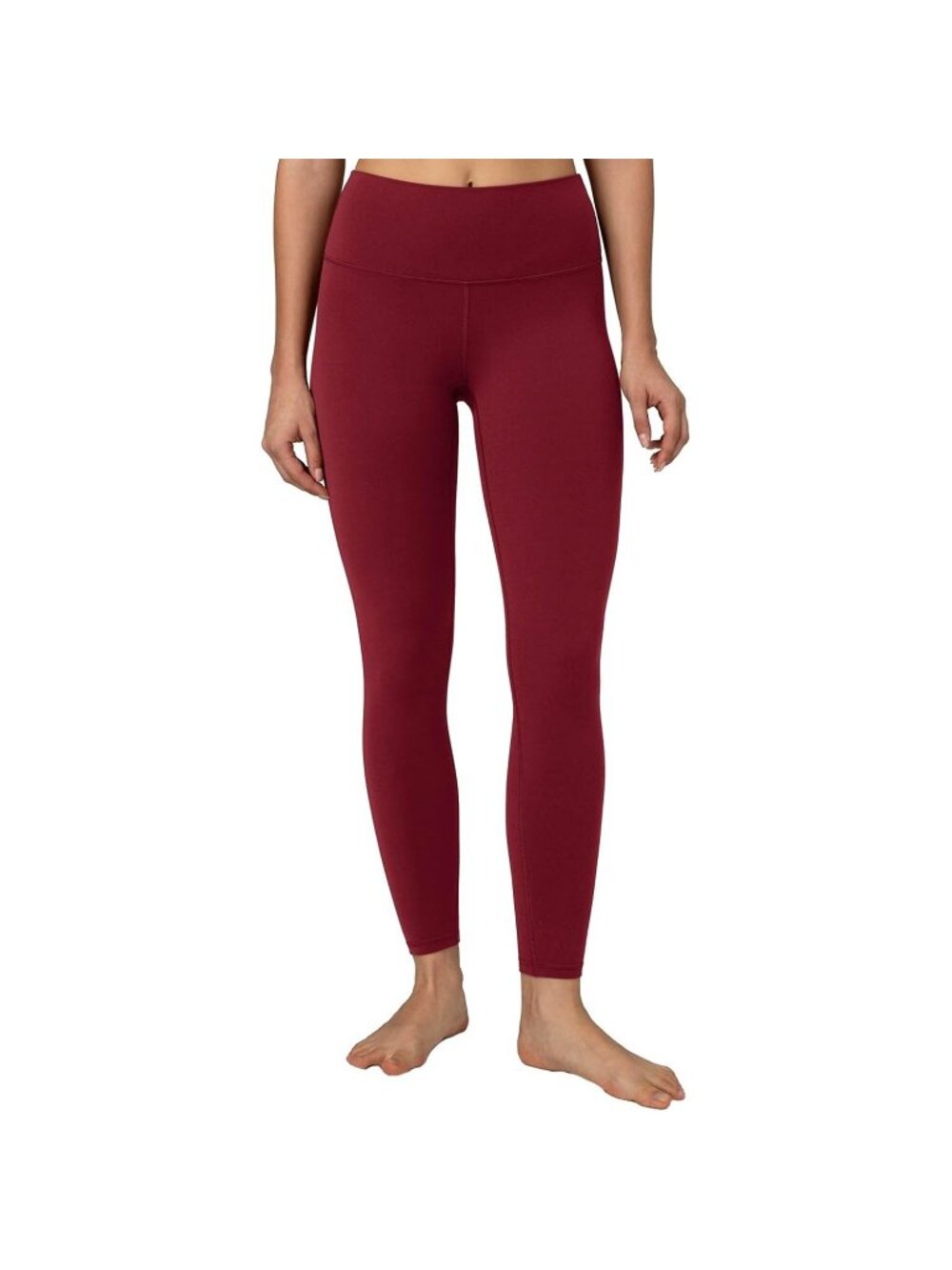 Colorfulkoala Women's Dreamlux Crossover Flare Leggings High Waist Cabernet XXS